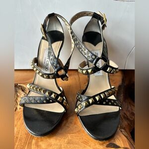 VINTAGE Rare Jimmy Choo sandals with studded high heel